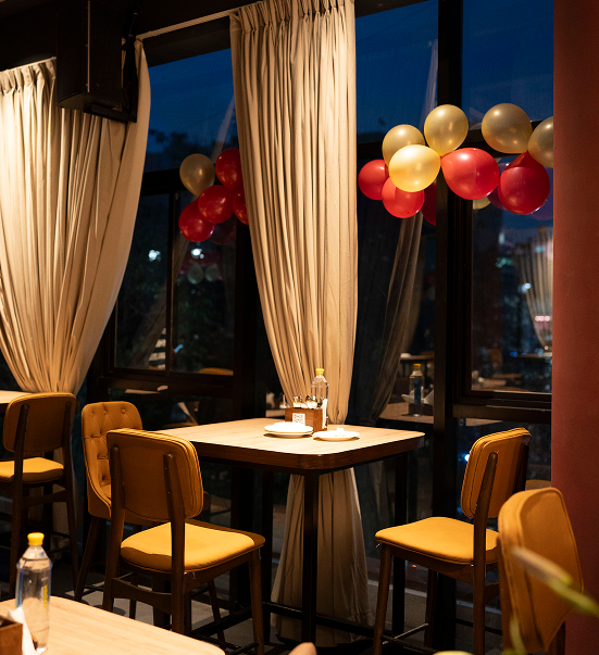 Close-up of a glass on wooden surface